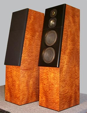 Blue Heron Loudspeakers in Pommele Sapele