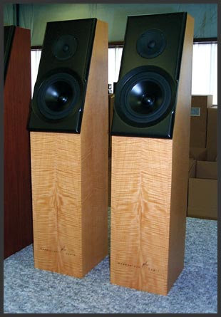 Meadowlark Audio Kestrels in Figured Anigre